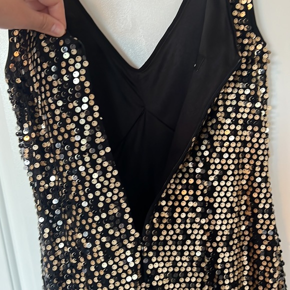 New Years Sequined Night Dress Size 10 - Picture 5 of 6